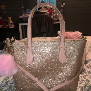 Authentic Kate Spade Handbag 👜 Soft Pink Glitter